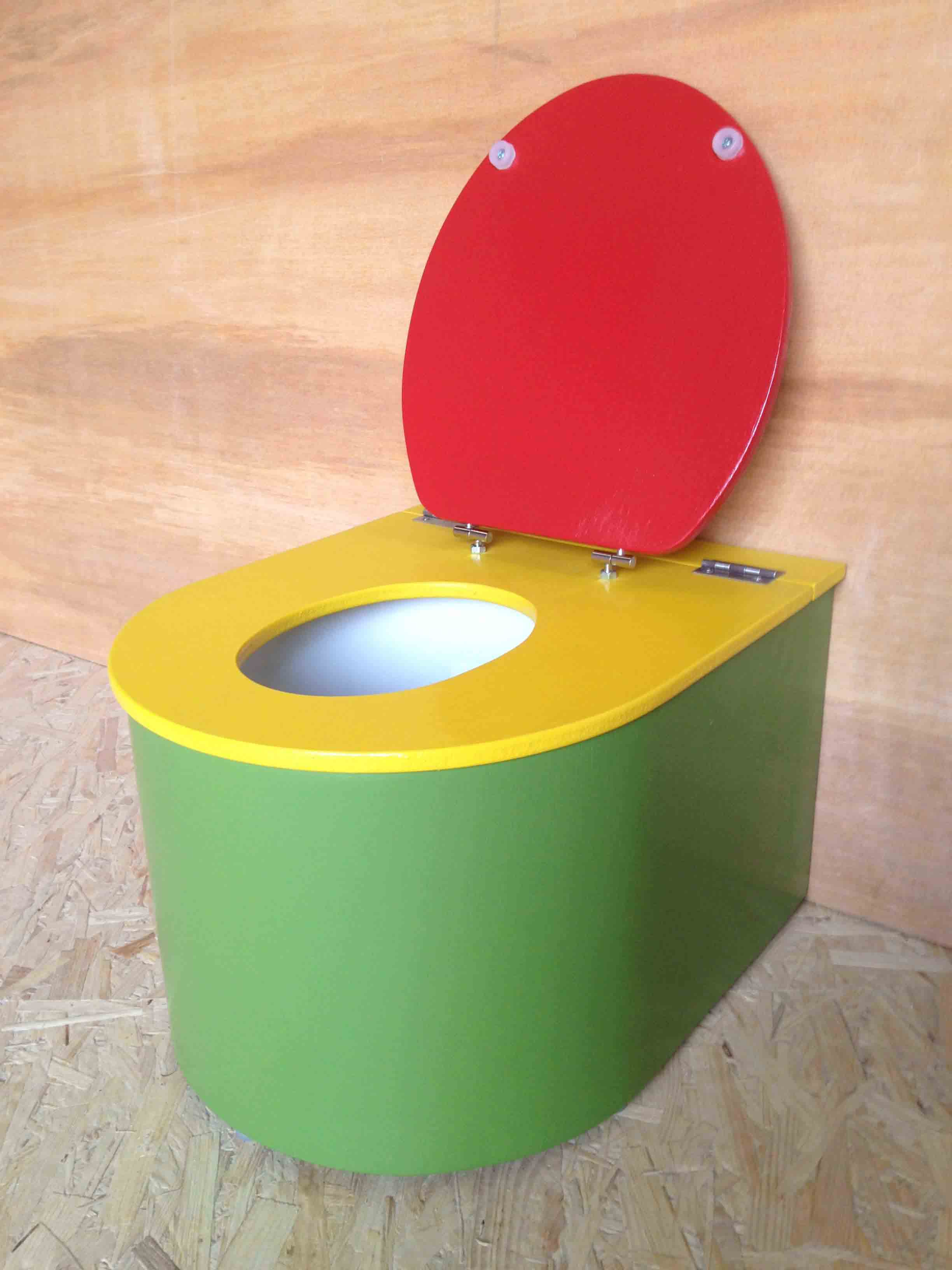 mini toilette bebe vert jaune rouge